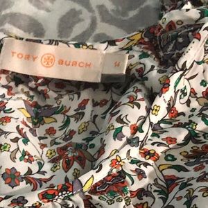 Tory Burch blouse beautiful floral size 14